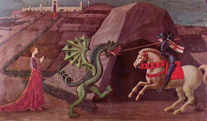 paolo uccello The Princess and the Dragon, Spain oil painting art